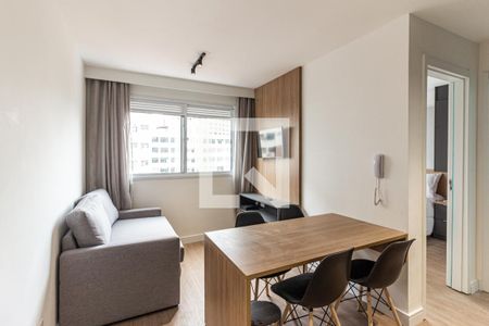 Sala de apartamento à venda com 1 quarto, 28m² em República, São Paulo