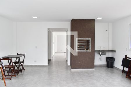 Área comum - Salão de festas de apartamento para alugar com 1 quarto, 35m² em São Francisco, Curitiba