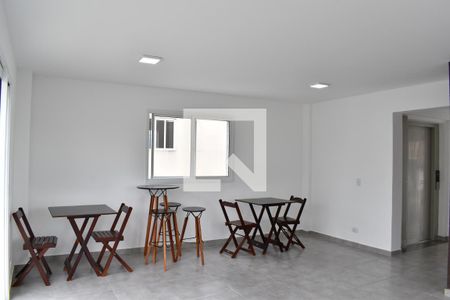 Área comum - Salão de festas de apartamento para alugar com 1 quarto, 35m² em São Francisco, Curitiba