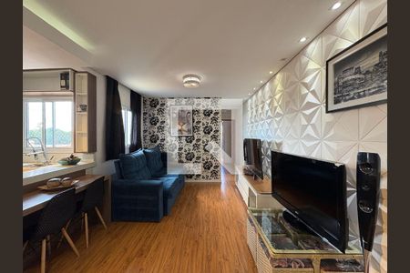 Sala de apartamento à venda com 2 quartos, 104m² em Jardim Ana Maria, Santo André