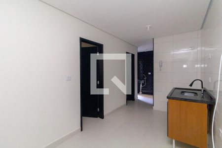 Sala/Cozinha de apartamento à venda com 2 quartos, 34m² em Vila Campanela, São Paulo