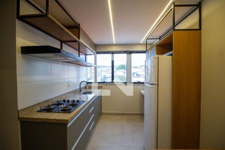 Cozinha de apartamento para alugar com 1 quarto, 33m² em Jardim Icatu, Votorantim