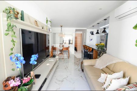 Sala de apartamento à venda com 3 quartos, 90m² em Tijuca, Rio de Janeiro
