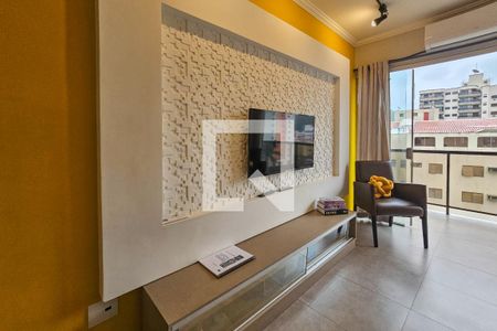 Sala de apartamento para alugar com 2 quartos, 70m² em Vila Julia, Guarujá