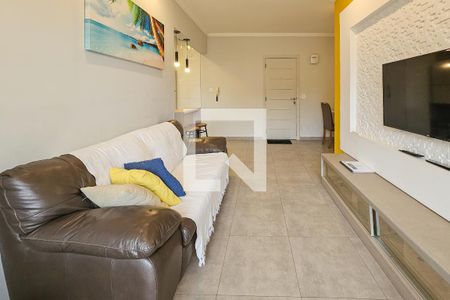 Sala de apartamento para alugar com 2 quartos, 70m² em Vila Julia, Guarujá