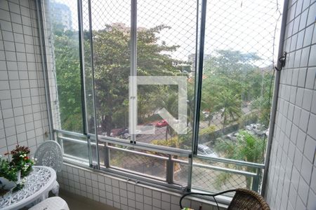 Varanda da Sala de apartamento à venda com 3 quartos, 77m² em Barra da Tijuca, Rio de Janeiro