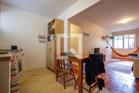 Sala/Cozinha de apartamento à venda com 1 quarto, 54m² em Pinheiros, São Paulo