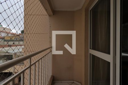 Varanda da Sala de apartamento para alugar com 2 quartos, 50m² em Utinga, Santo André