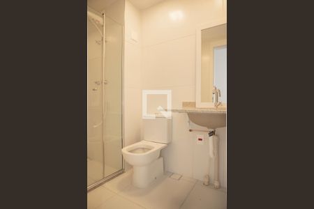 Banheiro de kitnet/studio à venda com 1 quarto, 25m² em Vila Clementino, São Paulo