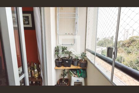 Varanda da Sala de apartamento à venda com 2 quartos, 50m² em Vila Roque, São Paulo
