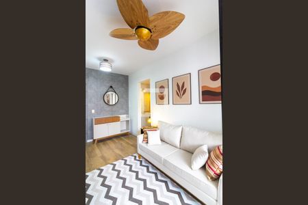 Sala de apartamento para alugar com 1 quarto, 38m² em Cidade Monções, São Paulo