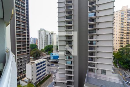 Varanda vista de apartamento para alugar com 1 quarto, 38m² em Cidade Monções, São Paulo