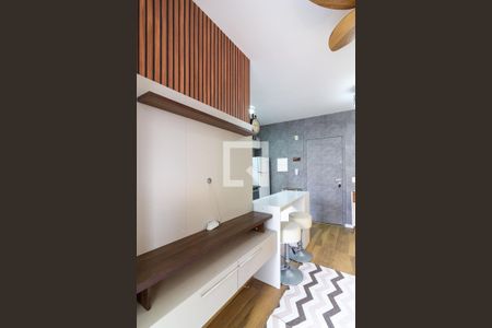 Sala de apartamento para alugar com 1 quarto, 38m² em Cidade Monções, São Paulo