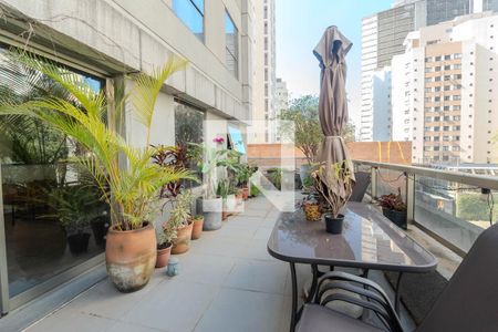 Sacada de apartamento à venda com 1 quarto, 102m² em Bela Vista, São Paulo