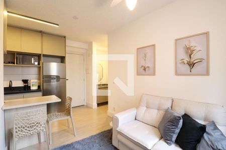 Sala/Cozinha de apartamento à venda com 2 quartos, 35m² em Várzea da Barra Funda, São Paulo
