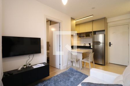 Sala/Cozinha de apartamento à venda com 2 quartos, 35m² em Várzea da Barra Funda, São Paulo