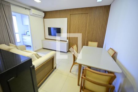 Sala de apartamento para alugar com 1 quarto, 42m² em Setor Bueno, Goiânia