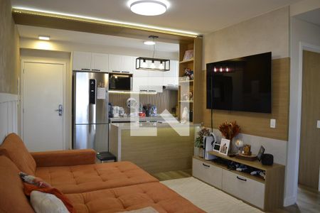 Sala de apartamento à venda com 2 quartos, 56m² em Parque das Nações, Santo André