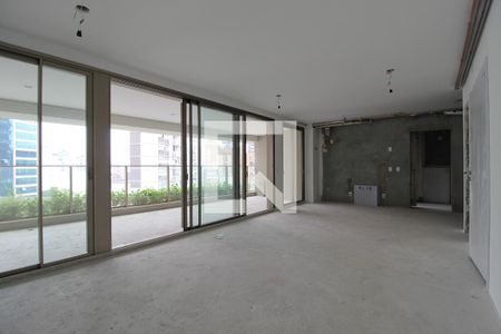 Sala/Cozinha de apartamento à venda com 3 quartos, 151m² em Indianópolis, São Paulo