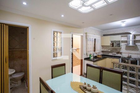 Sala de Jantar de casa à venda com 3 quartos, 198m² em Vila Padre Anchieta, Diadema