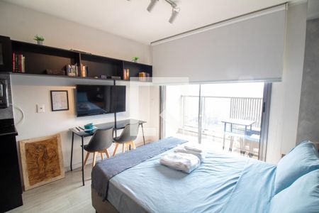 Sala / Quarto - Studio de apartamento à venda com 1 quarto, 25m² em Santo Amaro, São Paulo
