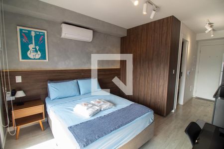 Sala / Quarto - Studio de apartamento à venda com 1 quarto, 25m² em Santo Amaro, São Paulo