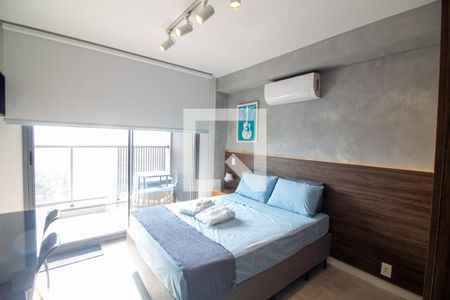 Sala / Quarto - Studio de apartamento à venda com 1 quarto, 25m² em Santo Amaro, São Paulo
