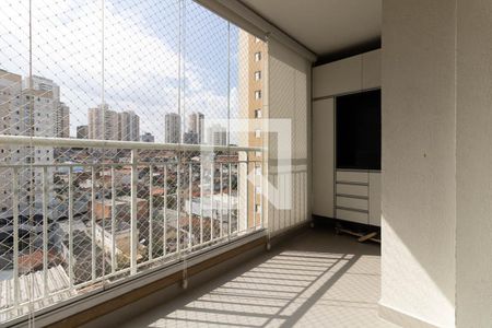 Varanda da Sala de apartamento à venda com 2 quartos, 58m² em Vila das Merces, São Paulo