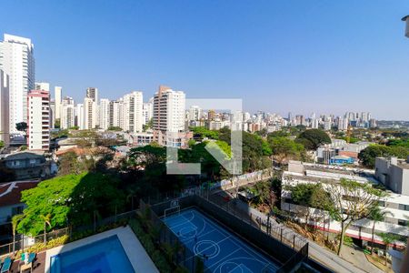Sala - Vista de apartamento à venda com 3 quartos, 110m² em Brooklin Novo, São Paulo