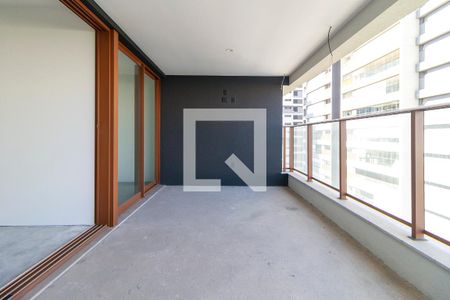 Sala - Varanda de apartamento à venda com 3 quartos, 110m² em Brooklin Novo, São Paulo