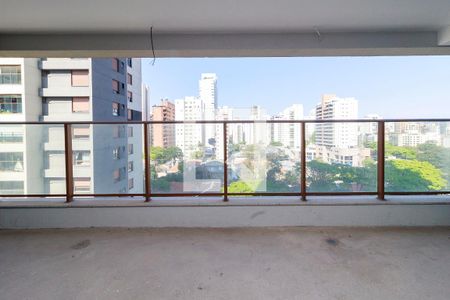 Sala - Varanda de apartamento à venda com 3 quartos, 110m² em Brooklin Novo, São Paulo