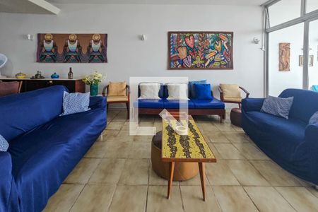 Sala de apartamento para alugar com 3 quartos, 180m² em Centro, Guarujá
