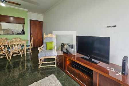 Sala de apartamento para alugar com 2 quartos, 90m² em Balneario Cidade Atlantica, Guarujá