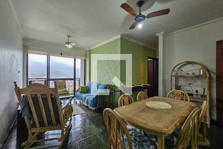 Sala de apartamento para alugar com 2 quartos, 90m² em Balneario Cidade Atlantica, Guarujá