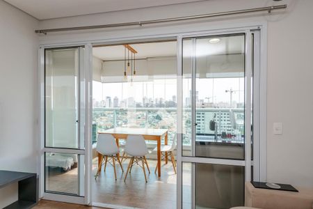 Sala de apartamento para alugar com 1 quarto, 43m² em Campo Belo, São Paulo