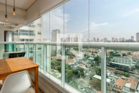 Varanda de apartamento para alugar com 1 quarto, 43m² em Campo Belo, São Paulo
