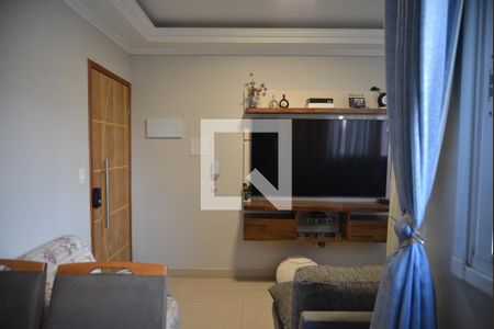 Sala de apartamento à venda com 2 quartos, 100m² em Parque Capuava, Santo André