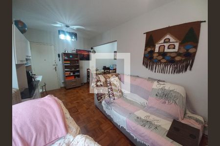 Sala de apartamento para alugar com 1 quarto, 67m² em José Menino, Santos