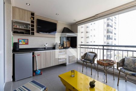 Varanda da Sala de apartamento à venda com 3 quartos, 83m² em Vila Vermelha, São Paulo