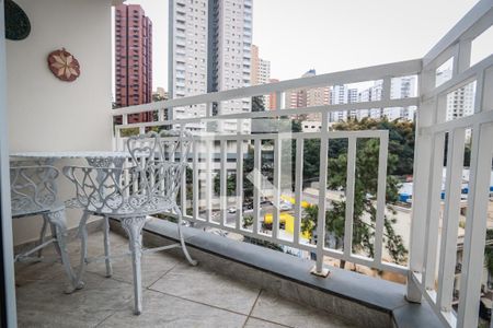 Varanda da Sala de apartamento para alugar com 2 quartos, 62m² em Vila Andrade, São Paulo