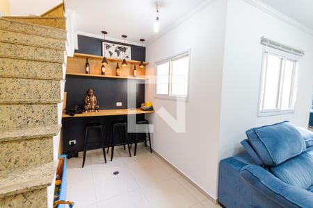 Sala de apartamento para alugar com 2 quartos, 88m² em Vila Metalúrgica, Santo André