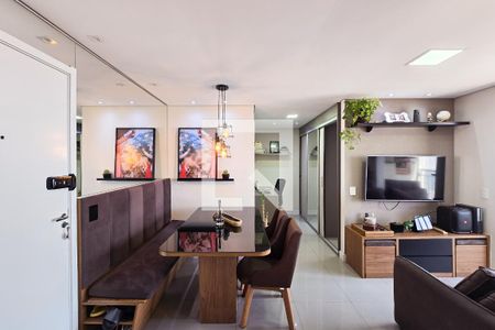 Sala de apartamento à venda com 1 quarto, 42m² em Jardim Olavo Bilac, São Bernardo do Campo