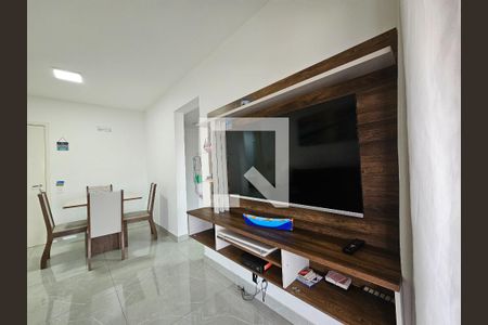 Sala de apartamento para alugar com 2 quartos, 67m² em Parque Enseada, Guarujá