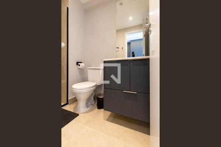 Banheiro Social de kitnet/studio para alugar com 1 quarto, 25m² em Consolação, São Paulo