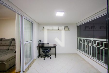 Varanda da sala de apartamento à venda com 3 quartos, 127m² em Centro, Santo André