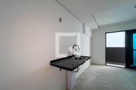 Cozinha de kitnet/studio à venda com 1 quarto, 26m² em Vila Dom Pedro I, São Paulo