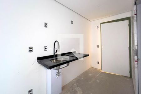 Cozinha de kitnet/studio à venda com 1 quarto, 26m² em Vila Dom Pedro I, São Paulo