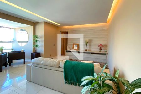 Sala de apartamento à venda com 3 quartos, 88m² em Grajaú, Belo Horizonte