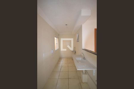 Cozinha e Área de Serviço de apartamento para alugar com 2 quartos, 42m² em Santa Amélia, Belford Roxo