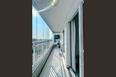 Varanda da Sala de apartamento à venda com 2 quartos, 49m² em Brás, São Paulo